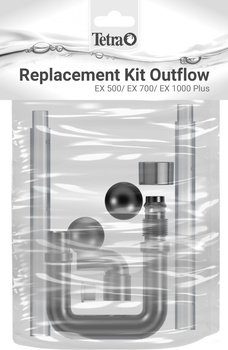 TETRA Zestaw rurek do wylewania wody do filtra EX 500/700/1000