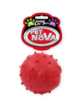 PET NOVA TPR SNACKBALL RED 6,5cm   /10