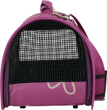 Zolux Torba transportowa dla psa i kota FLOWER mała fuksja