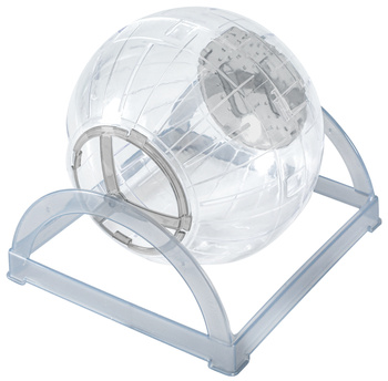 Zolux Kula do biegania dla chomika i myszki 2w1 18 cm kol. szary