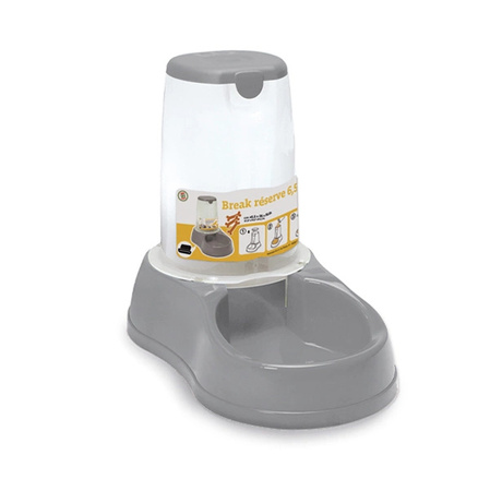 Zolux Dozownik pokarmu dla psa BREAK 3,5 l kol. szary