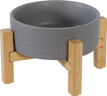 ZOLUX Miska ceramiczna dla psa i kota KERAMO SOLO kol. szary 300 ml