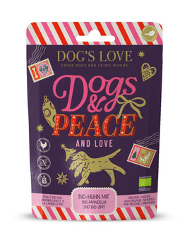 DOG'S LOVE Dogs Peace and Love – ekologiczne przysmaki dla psów (150g)