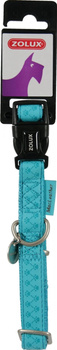 ZOLUX Obroża dla psa regulowana Mac Leather S 15 mm kol. turkusowy
