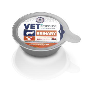 Karma mokra dla kota VET RESPONSE VETERINARY DIET URINARY szalka 85 g