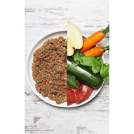 DOG'S LOVE Rind - wołowina z jabłkiem, szpinakiem i cukinią (800g)