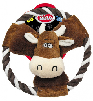 PET NOVA PLUSZ KROWA NA SZNURZE 20cm