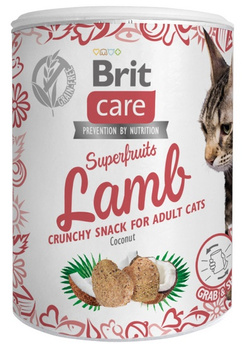 Brit Care Cat Snack Superfruits Lamb 100g