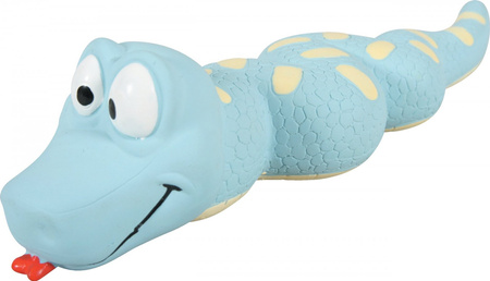 Zolux Zabawka lateksowa dla psa piszcząca Wąż 24,5 cm, różne kolory