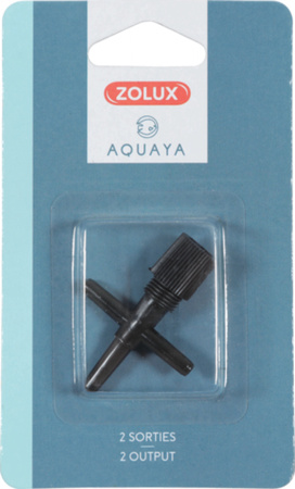 Zolux Zaworek, zawór plastikowy z regulacją przepływu 2 wyjściami