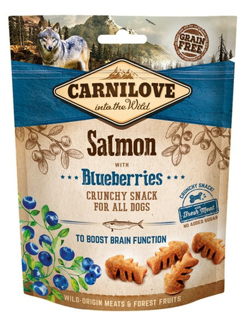 Carnilove Dog Snack Fresh Crunchy Salmon+Blueberries 200g