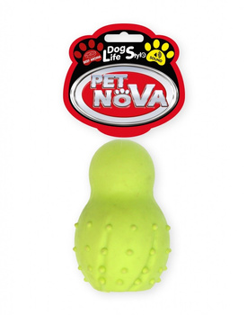 PET NOVA TPR SNOWMAN YELLOW 9,5cm    /10