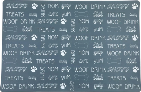ZOLUX Podkładka pod miski dla psa czysta podłoga wzór napisy L 60x40 cm