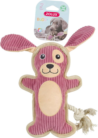 ZOLUX Zabawka dla psa wytrzymała Pies BUDDY różowy 23 cm