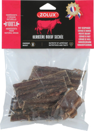 ZOLUX Przysmak naturalny dla psa Suszony przełyk wołowy 150 g