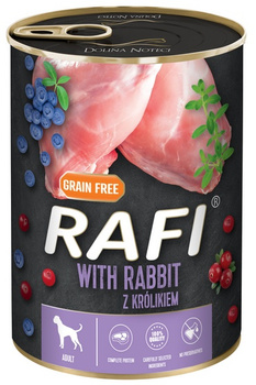 Rafi Pies Królik puszka 400g
