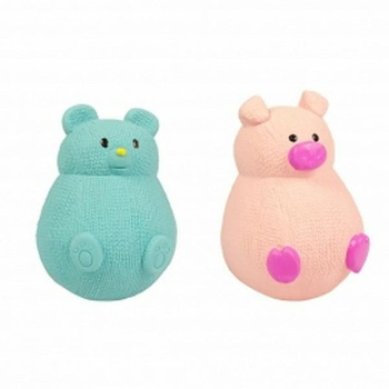 DUVO+ ZABAWKA LATEX TUMBLER MIŚ & ŚWINKA 10x9x13cm / 11139