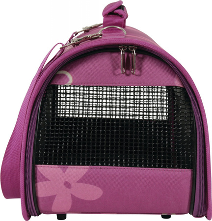 Zolux Torba transportowa dla psa i kota FLOWER duża fuksja