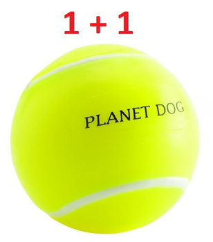 PLANET DOG TENNIS BALL YELOW ŻÓŁTA 1+1