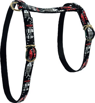 Zolux Szelki dla kota nylonowe SARDINE 10 mm kol. czarny