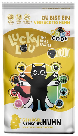 Lucky Lou Food Code Lifestage Adult Drób & Kurczak 340g