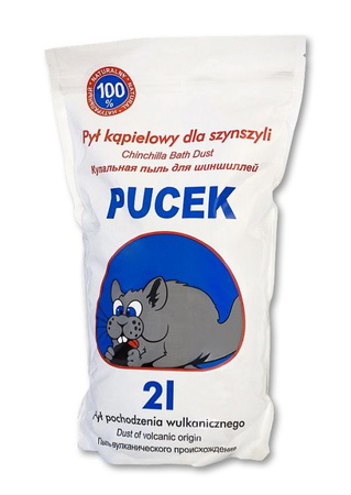 PUCEK WOREK 2L Pył kąpielowy dla szynszyla /12