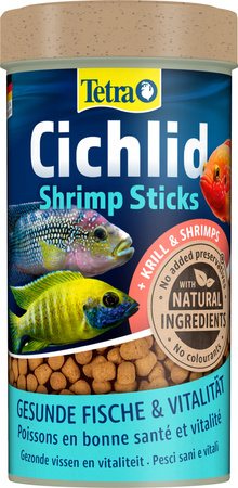 TETRA Cichlid Shrimp Sticks 250ml pokarm dla ryb z rodziny pielęgnicowatych