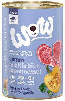 WOW Lamm mit Kürbis - jagnięcina z dynią i pokrzywą 400g