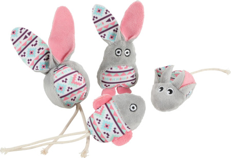 Zolux Zabawka dla kota królik KALI kol. szary 11,5 cm