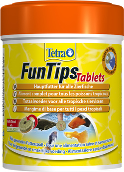 TETRA FunTips Tablets 165 tab.pokarm dla ryb przyczepiany do szyby akwarium