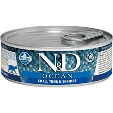 Farmina ND Cat Ocean Sea Small Tuna & Shrimps - małe tuńczyki i krewetki 80g