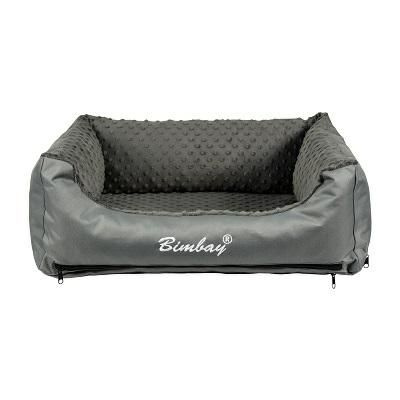 Bimbay Pokrowiec do kanapy Minky r.1 - 65x50cm szary-grafit