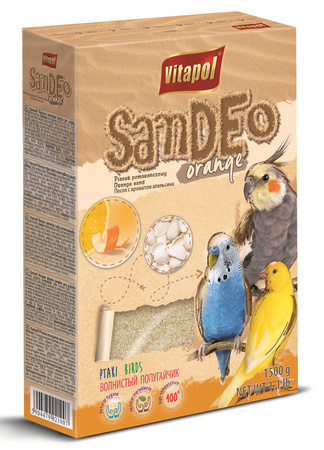 Vitapol Piasek dla ptaków pomarańczowy 1,5kg [2091]