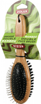 Zolux Szczotka podwójna dla psa "BAMBOO" mała