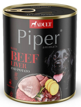 Piper Pies Wątroba wołowa i ziemniaki puszka 800g