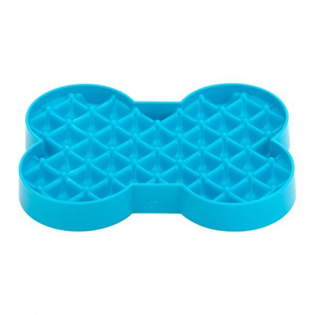 Miska spowalniająca jedzenie dla psa SLODOG SMALL turkusowa