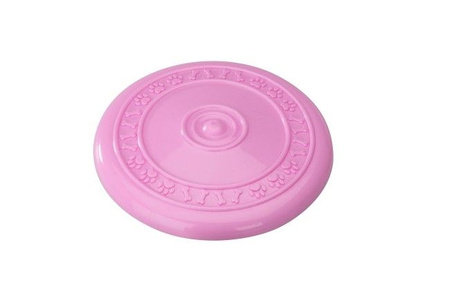 EBI ZABAWKA RUBBER FRISBEE RÓŻ/TRUSKAWKA 23cm