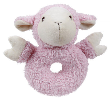 BARRY KING ZABAWKA PLUSZ  RING OWCA RÓŻ  18x15cm