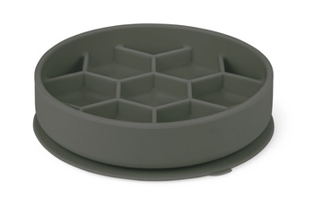 ZOLUX Miska silikonowa dla psa spowalniająca jedzenie M szara 16x16 cm