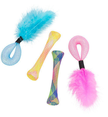 TX-45490 ZABAWKA DLA KOTA TUBES 4szt 15cm /4