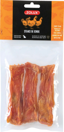 ZOLUX Przysmak naturalny dla psa Stek z indyka 60 g