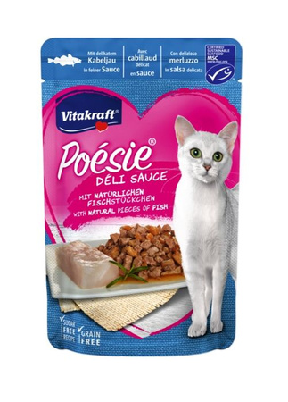 Vitakraft Poesie Deli Sauce dorsz saszetka 85g