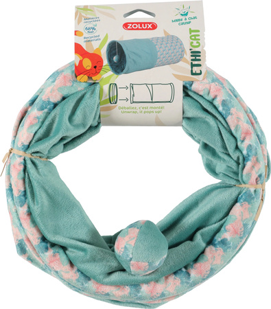 ZOLUX Zabawka dla kota tunel z zabawką, liście ETHICAT 50,3 cm