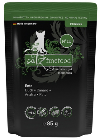 Catz Finefood Pure (Purrrr N.115) Kaczka saszetka 85g