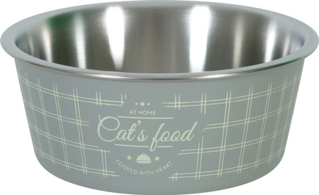 ZOLUX Miska antypoślizgowa dla kota FOOD kol. szary 400ML