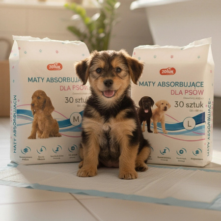 ZOLUX Podkłady higieniczne dla psa do nauki czystości 90 x 60 cm - 30 sztuk