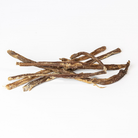 MIRALS Strauss Sehne – suszone ścięgna strusia dla psów (100g)