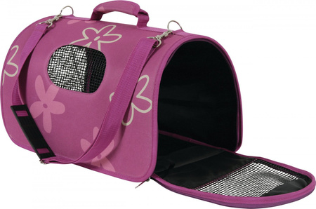 Zolux Torba transportowa dla psa i kota FLOWER mała fuksja
