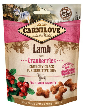 Carnilove Dog Snack Fresh Crunchy Lamb+Cranberries 200g