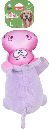 ZOLUX Zabawka pluszowa dla psa hipopotam Hicham FRIENDS L 36,5x26x13,5 cm